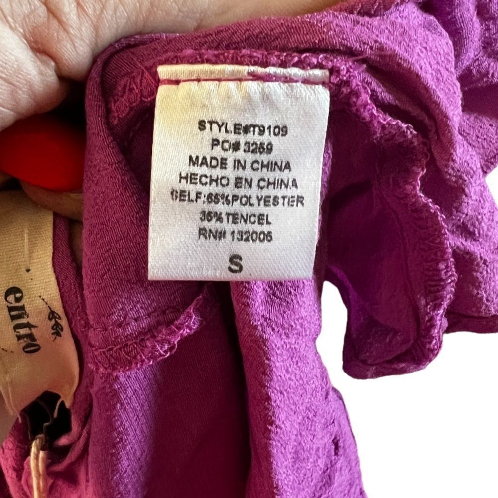 Entro Purple Top nwt - Picture 7 of 7